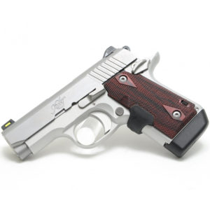 Kimber Micro 9 Stainless Rosewood LG FO 9mm